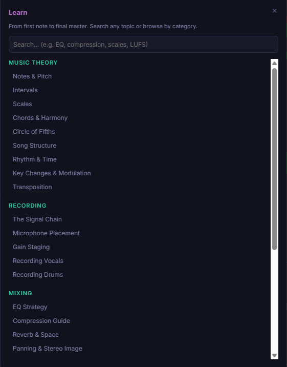 Sozawen DAW Interface